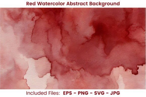 Download Christmas Watercolor Red Background - Premium Resources
