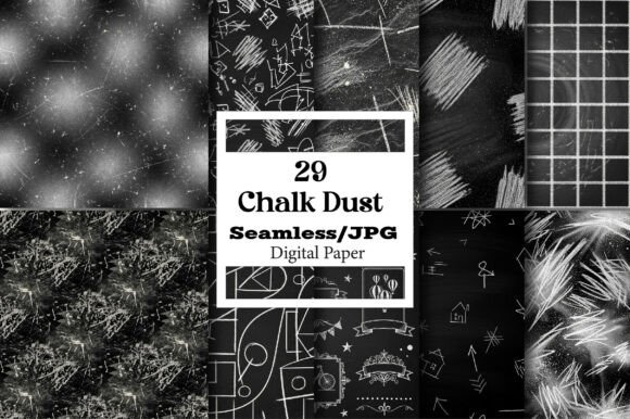 Download Chalk Dust Seamless Digital Pattern - Seamless digital pattern Collection