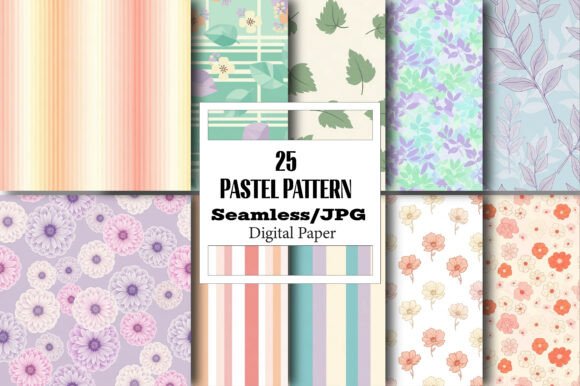 Download Pastel Seamless Digital Pattern - Seamless digital pattern Collection
