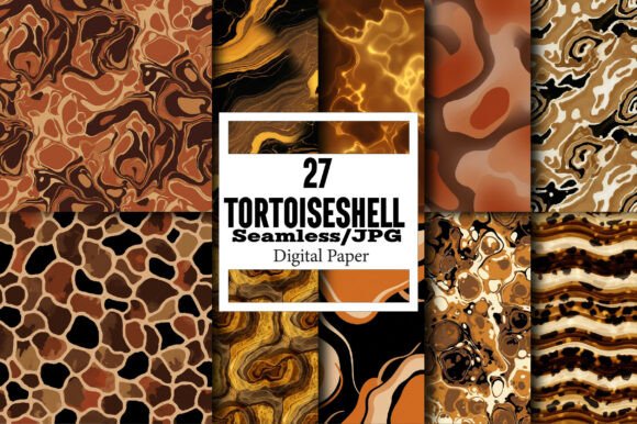Download Tortoiseshell Seamless Digital Pattern - Seamless digital pattern Collection
