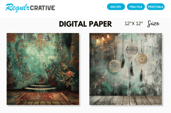 Download Bohemian Digital Paper - Bohemian digital paper Collection