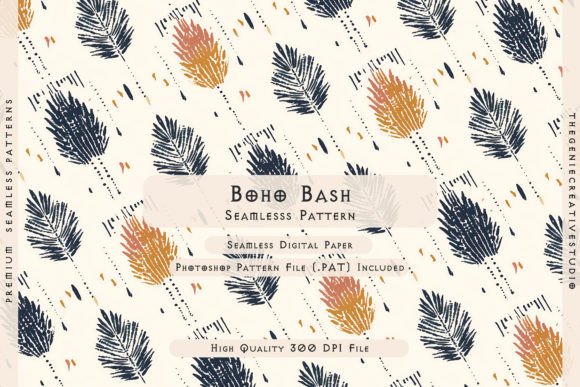 Download Boho Bash Seamless Digital Pattern - Seamless digital pattern Collection