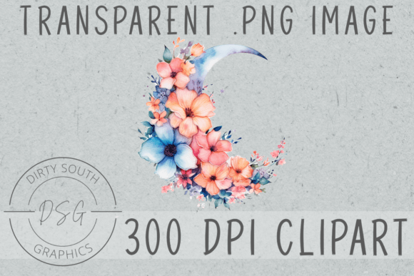 Download Watercolor Moon Clip Art - Moon clip art Collection